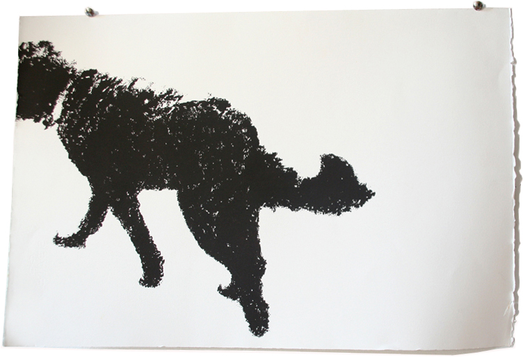 silkscreen dog
